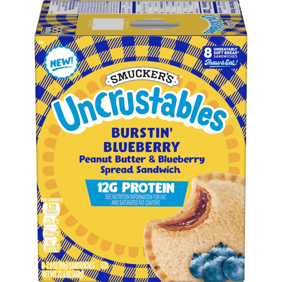 Burstin' Blueberry PB&J Protein Snack