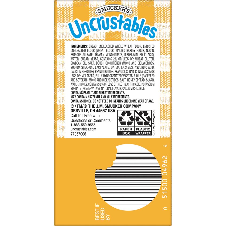 Peanut Butter & Honey Spread Sandwich